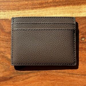 Quince Brown Leather Card Holder